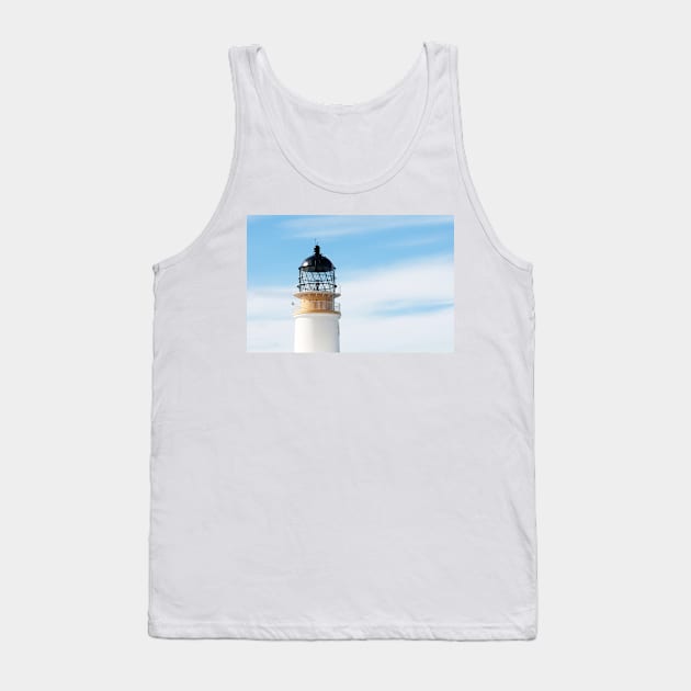 The Neist Lighthouse against a blue sky - Isle of Skye, Scotland Tank Top by richflintphoto